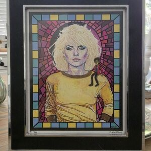 Framed Pop Art Portrait with Black Frame